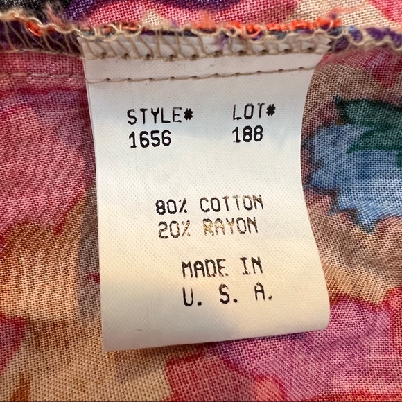 Saks Fifth Avenue Folio Collection Dress Sz XL.  Multicolored.  Cotton/rayon - Picture 8 of 8